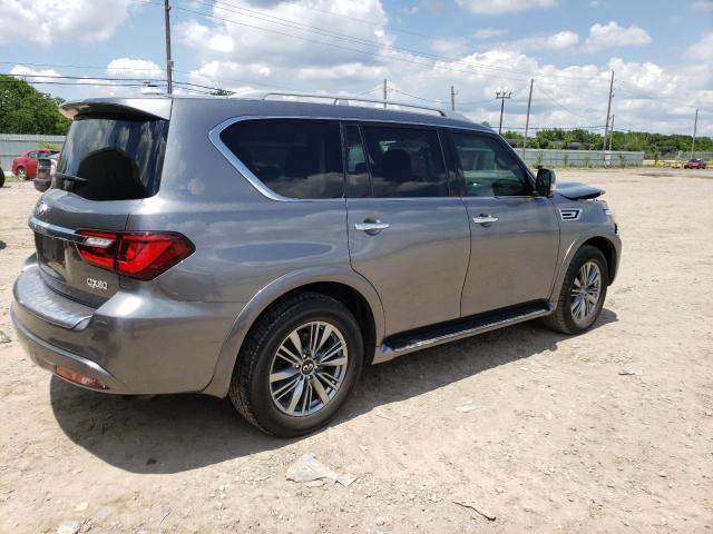 JN8AZ2AF2M9719698 - 2021 INFINITI QX80 LUXE GRAY photo 3