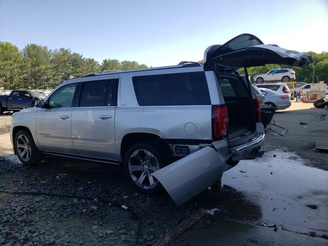 1GNSKKKC9FR207195 - 2015 CHEVROLET SUBURBAN K1500 LTZ SILVER photo 2