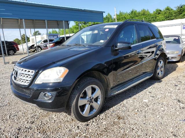 4JGBB8GB3BA678713 - 2011 MERCEDES-BENZ ML 350 4MATIC BLACK photo 1
