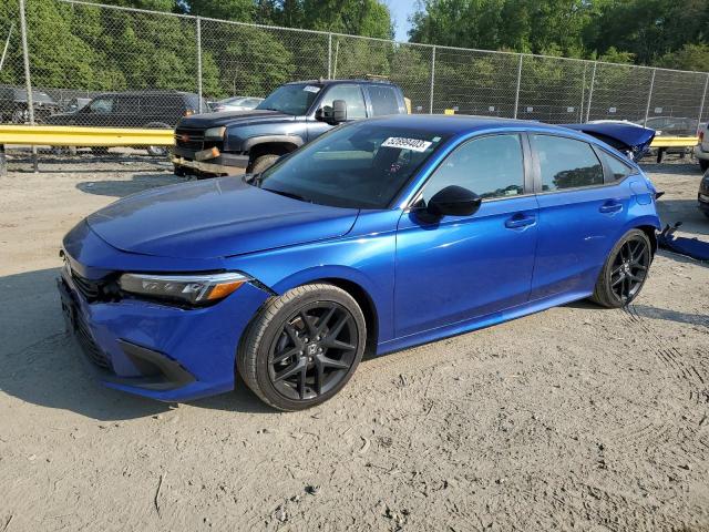 2HGFE2F53NH607329 - 2022 HONDA CIVIC SPORT 蓝色 照片 1