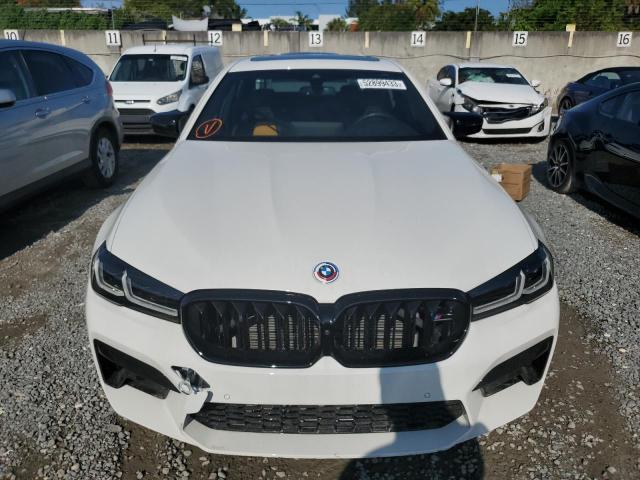 WBS83CH02NCK61578 - 2022 BMW M5 WHITE photo 5