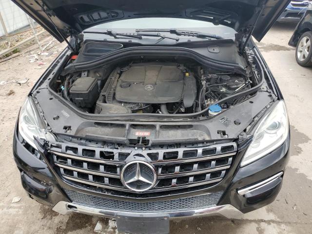 4JGDA5HB2CA009276 - 2012 MERCEDES-BENZ ML 350 4MATIC BLACK photo 12