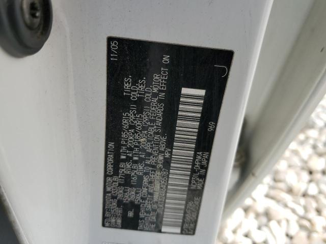 JTLKT324X64055787 - 2006 TOYOTA SCION XB 白色 照片 12