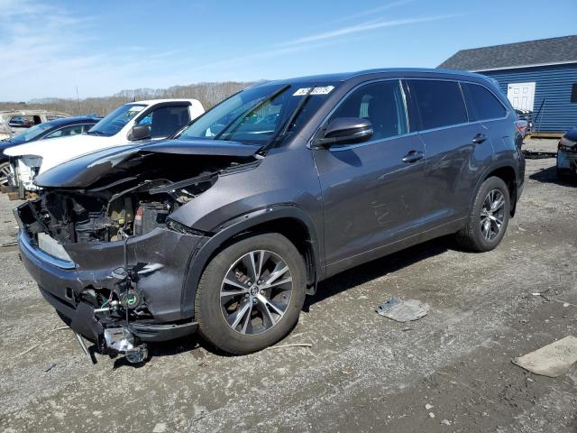 5TDJKRFH7GS272942 - 2016 TOYOTA HIGHLANDER XLE 灰色 照片 1