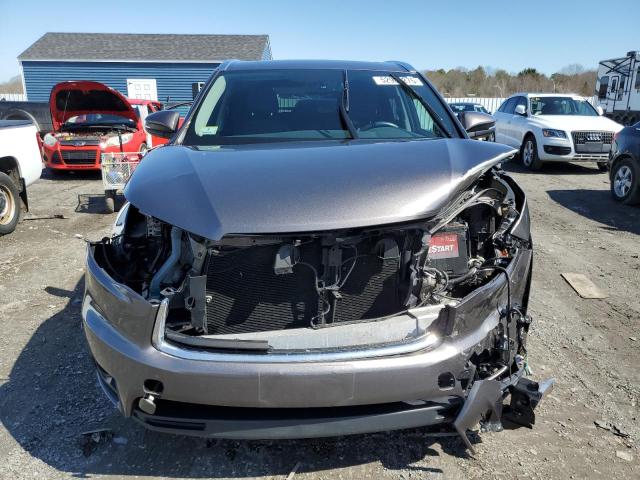 5TDJKRFH7GS272942 - 2016 TOYOTA HIGHLANDER XLE 灰色 照片 5