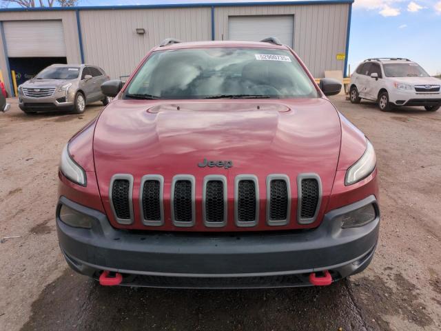 1C4PJMBSXFW649425 - 2015 JEEP CHEROKEE TRAILHAWK RED photo 5