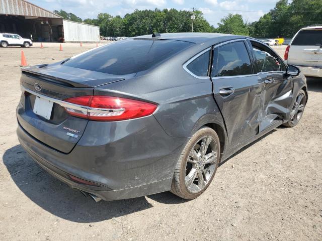 3FA6P0VP5HR226953 - 2017 FORD FUSION SPORT GRAY photo 3