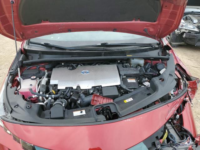 JTDKARFP3H3002933 - 2017 TOYOTA PRIUS PRIM წითელი ფოტო 11