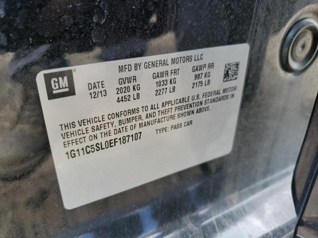 1G11C5SL0EF187107 - 2014 CHEVROLET MALIBU 1LT 黑色 照片 13