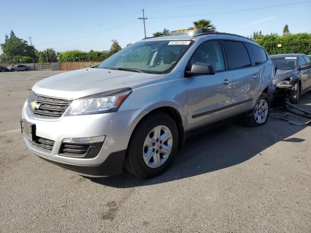 1GNKRFED8HJ143000 - 2017 CHEVROLET TRAVERSE LS SILVER photo 1