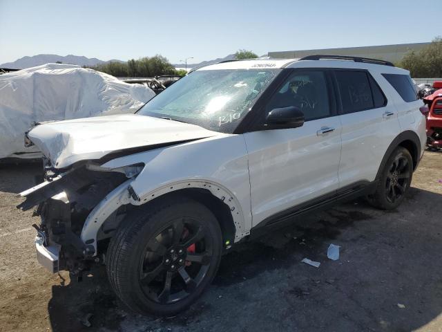 1FM5K8GC4MGC25688 - 2021 FORD EXPLORER ST WHITE photo 1