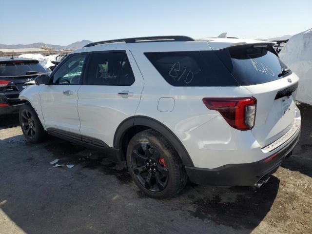 1FM5K8GC4MGC25688 - 2021 FORD EXPLORER ST WHITE photo 2