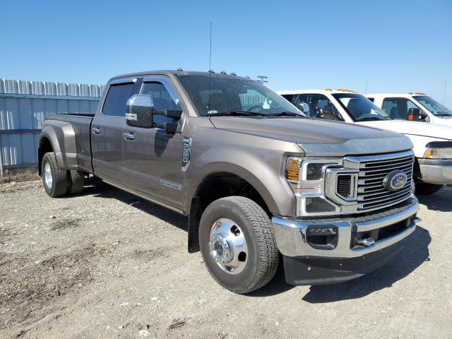 1FT8W3DT5MEC99310 - 2021 FORD F350 SUPER DUTY GRAY photo 4