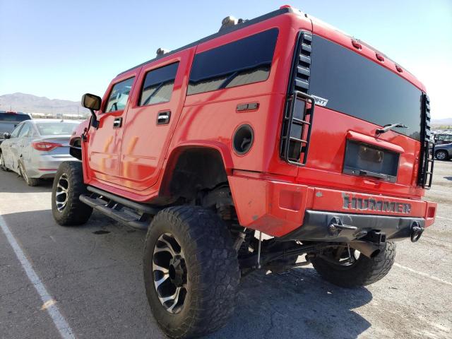 5GRGN23U15H101033 - 2005 HUMMER H2 RED photo 2