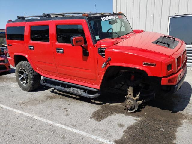 5GRGN23U15H101033 - 2005 HUMMER H2 RED photo 4