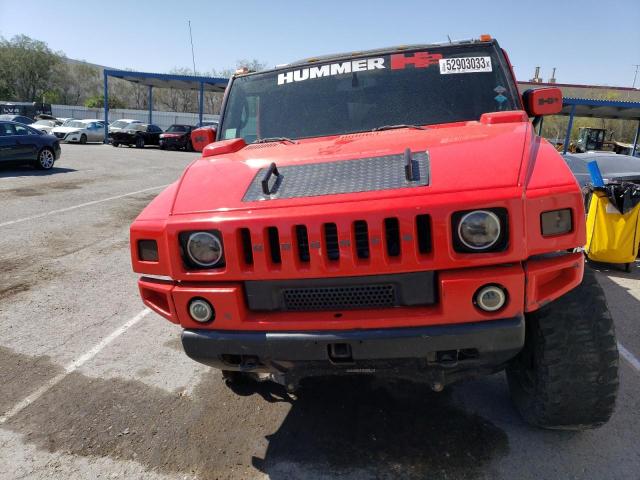 5GRGN23U15H101033 - 2005 HUMMER H2 RED photo 5