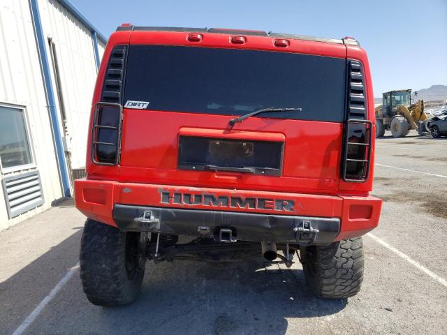 5GRGN23U15H101033 - 2005 HUMMER H2 RED photo 6