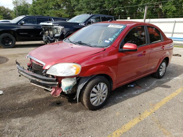 KL1TD5DE3BB170694 - 2011 CHEVROLET AVEO LS 红色 照片 1