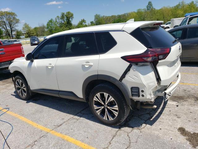 5N1AT3BA0MC772629 - 2021 NISSAN ROGUE SV WHITE photo 2