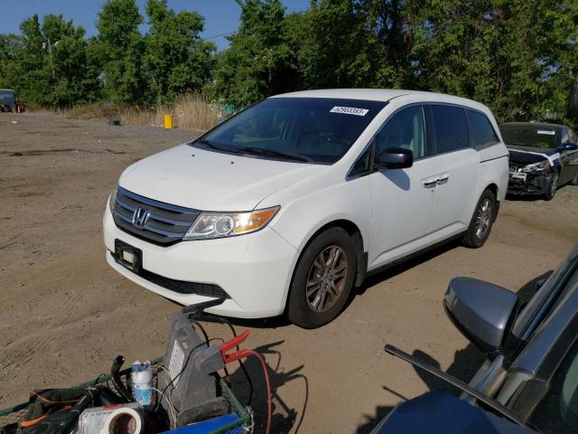 5FNRL5H40CB021911 - 2012 HONDA ODYSSEY EX WHITE photo 1