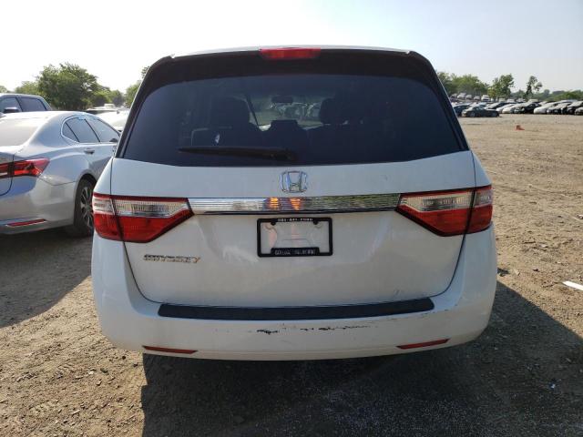 5FNRL5H40CB021911 - 2012 HONDA ODYSSEY EX WHITE photo 6