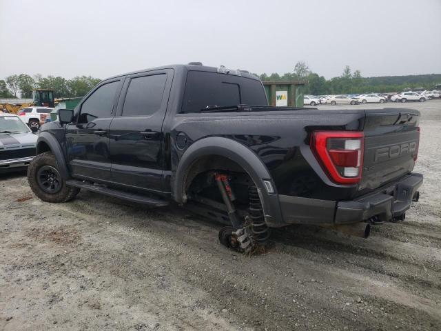 1FTFW1RG7MFC75771 - 2021 FORD F150 RAPTOR BLACK photo 2