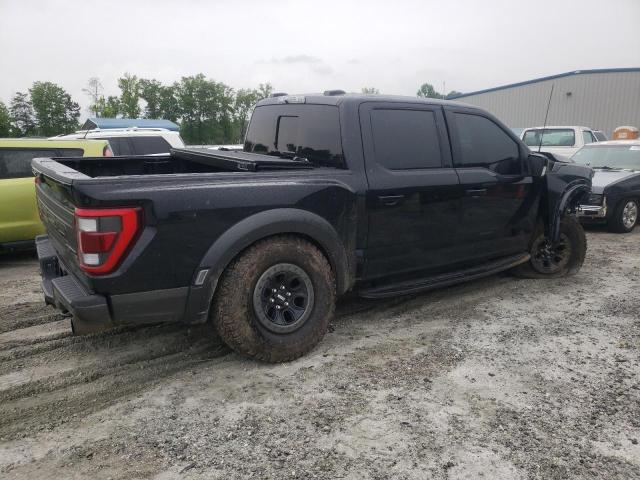 1FTFW1RG7MFC75771 - 2021 FORD F150 RAPTOR BLACK photo 3