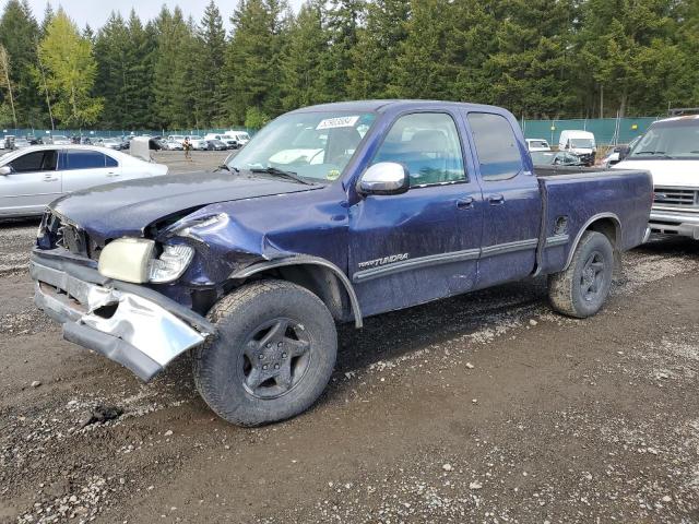 5TBBT44122S252707 - 2002 TOYOTA TUNDRA ACCESS CAB ლურჯი ფოტო 1