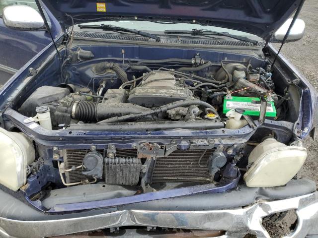5TBBT44122S252707 - 2002 TOYOTA TUNDRA ACCESS CAB ლურჯი ფოტო 11