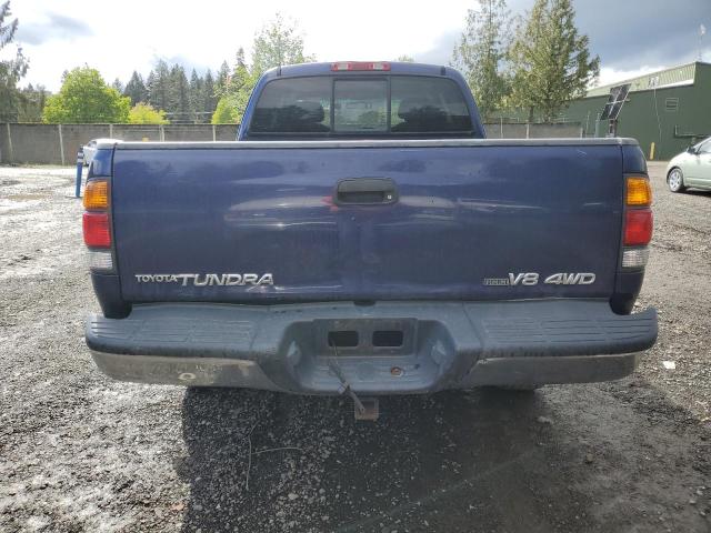 5TBBT44122S252707 - 2002 TOYOTA TUNDRA ACCESS CAB BLUE photo 6