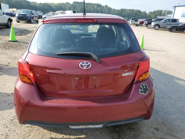 VNKKTUD33HA082508 - 2017 TOYOTA YARIS L RED photo 6