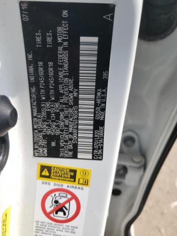 5TDKKRFH7GS165815 - 2016 TOYOTA HIGHLANDER XLE Ağ foto 13