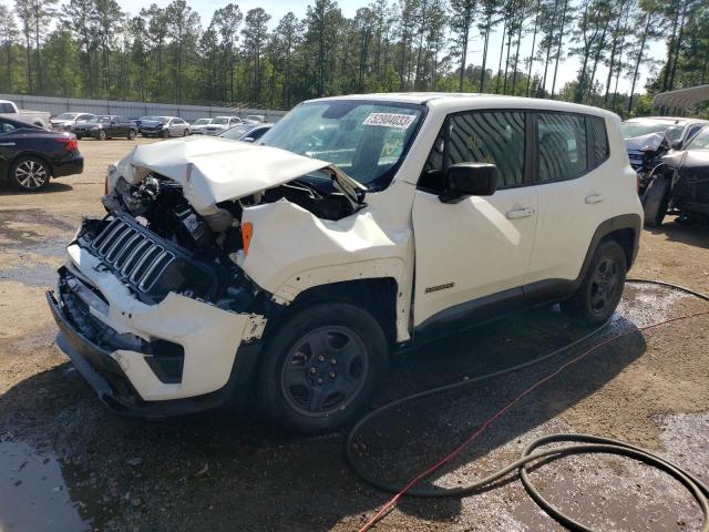 ZACNJAABXLPL01637 - 2020 JEEP RENEGADE SPORT WHITE photo 1