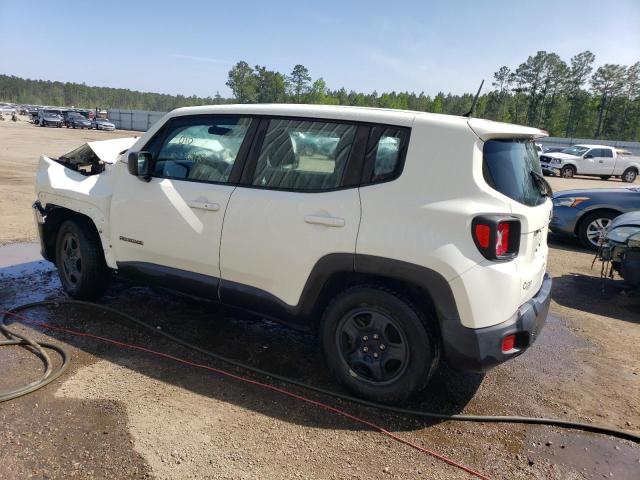 ZACNJAABXLPL01637 - 2020 JEEP RENEGADE SPORT WHITE photo 2