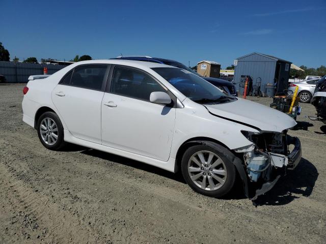 1NXBU4EE8AZ373494 - 2010 TOYOTA COROLLA BASE WHITE photo 4