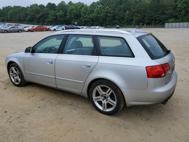 WAUKF78E87A031840 - 2007 AUDI A4 2.0T AVANT QUATTRO SILVER photo 2