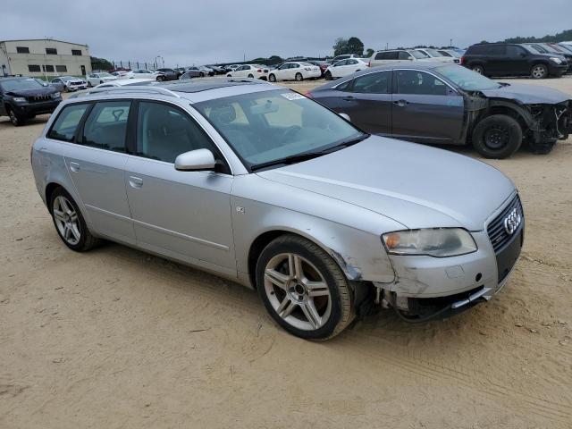 WAUKF78E87A031840 - 2007 AUDI A4 2.0T AVANT QUATTRO SILVER photo 4