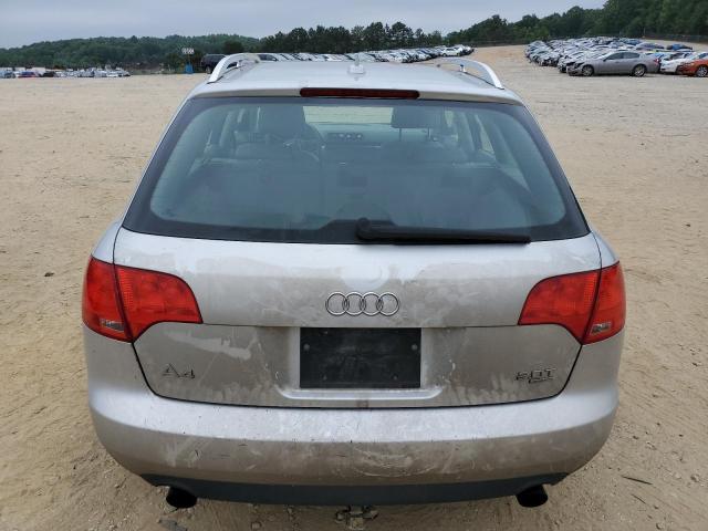 WAUKF78E87A031840 - 2007 AUDI A4 2.0T AVANT QUATTRO SILVER photo 6