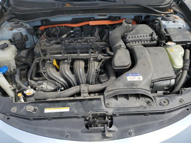 KMHEC4A44BA007483 - 2011 HYUNDAI SONATA HYBRID BLUE photo 11