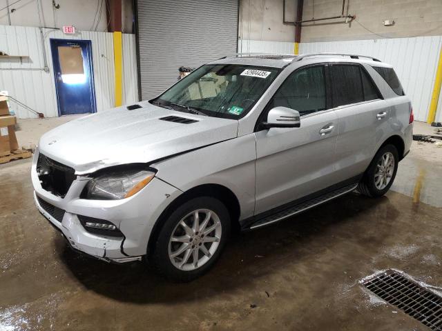 4JGDA5HB2EA428926 - 2014 MERCEDES-BENZ ML 350 4MATIC SILVER photo 1