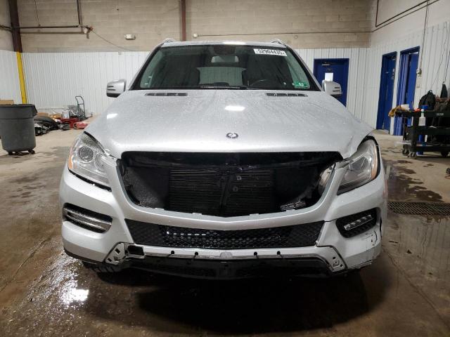 4JGDA5HB2EA428926 - 2014 MERCEDES-BENZ ML 350 4MATIC SILVER photo 5