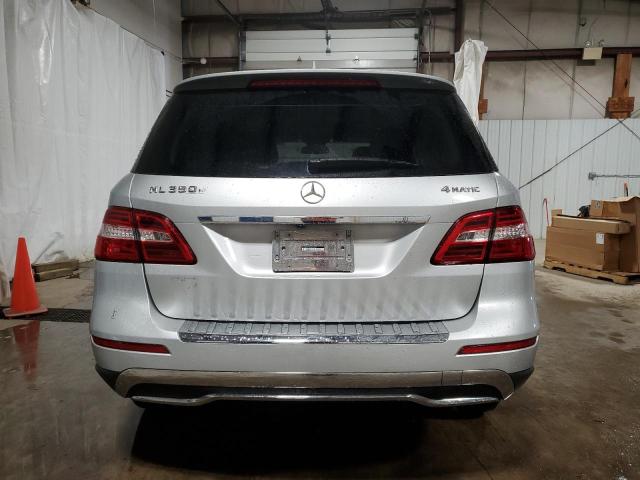 4JGDA5HB2EA428926 - 2014 MERCEDES-BENZ ML 350 4MATIC SILVER photo 6