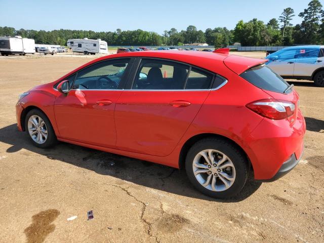 3G1BE6SM6KS541510 - 2019 CHEVROLET CRUZE LT RED photo 2