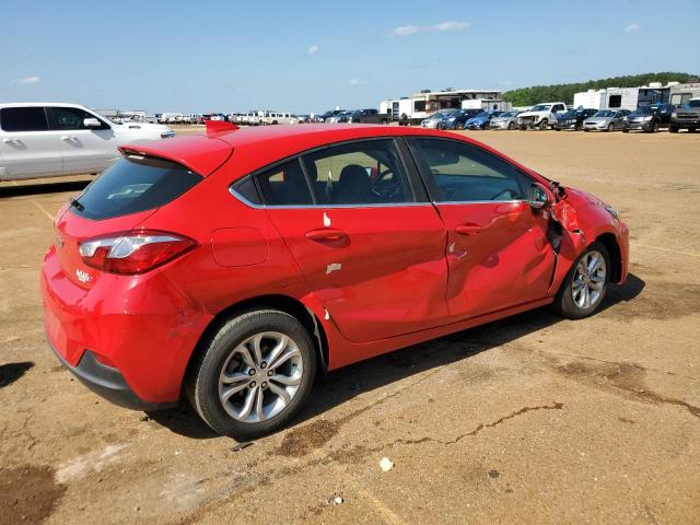 3G1BE6SM6KS541510 - 2019 CHEVROLET CRUZE LT RED photo 3