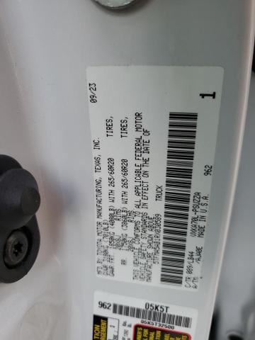 5TFMA5AB1RX030589 - 2024 TOYOTA TUNDRA CREWMAX PLATINUM თეთრი ფოტო 12