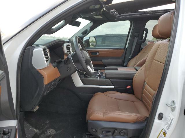 5TFMA5AB1RX030589 - 2024 TOYOTA TUNDRA CREWMAX PLATINUM თეთრი ფოტო 7