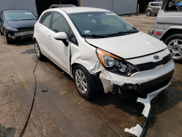 KNADM5A30C6015883 - 2012 KIA RIO LX WHITE photo 4