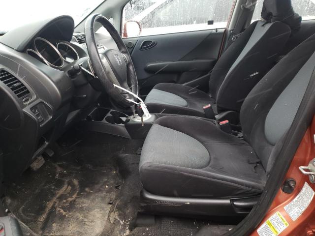 JHMGD38667S809013 - 2007 HONDA FIT S ORANGE photo 7