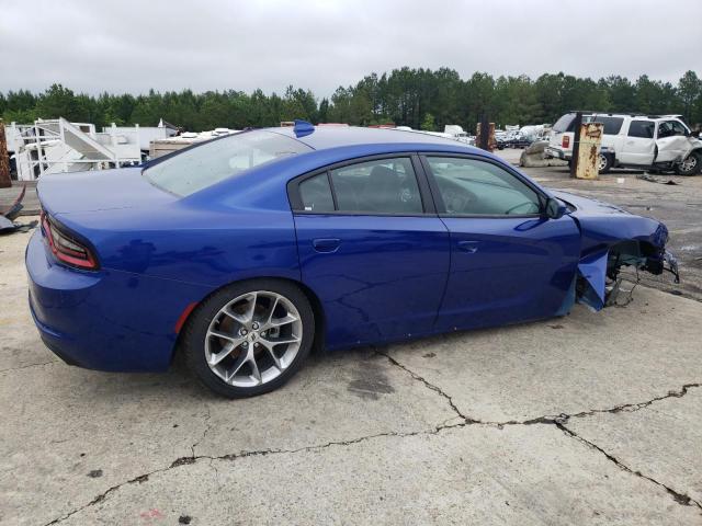 2C3CDXBG9NH231376 - 2022 DODGE CHARGER SXT BLUE photo 3