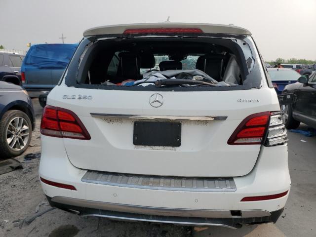 4JGDA5HB9HA886242 - 2017 MERCEDES-BENZ GLE 350 4MATIC WHITE photo 6